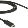 DeLock USB 2.0 Cable USB-C male - micro USB-A male Μαύρο 1m (83602)