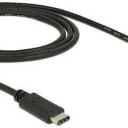 DeLock USB 2.0 Cable USB-C male - micro USB-A male Μαύρο 1m (83602)