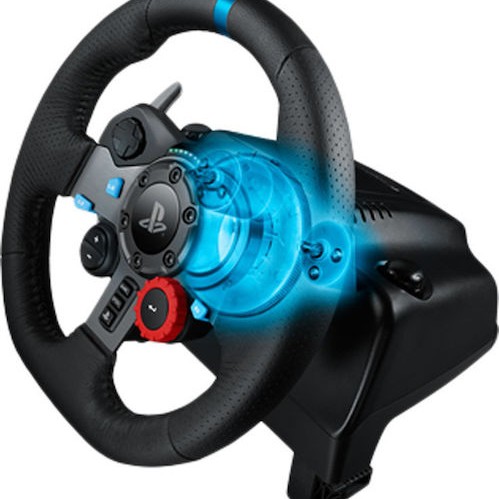 Logitech G29 Driving Force Τιμονιέρα με Πετάλια για PS5 / PS4 / PC / PS3 με 900° Περιστροφής