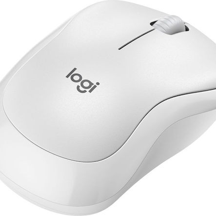 Logitech M240 Silent Ασύρματο Bluetooth Ποντίκι Off-White