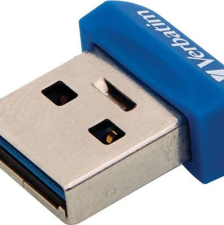 Verbatim Store 'n' Stay Nano 64GB USB 3.0 Stick Μπλε