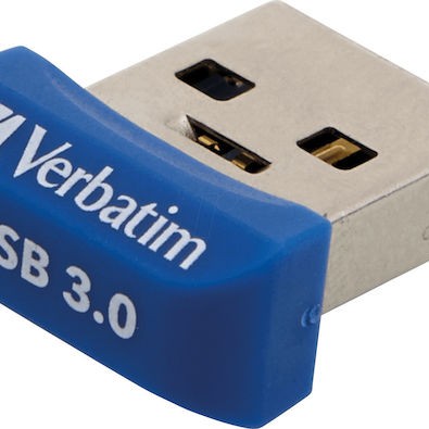Verbatim Store 'n' Stay Nano 64GB USB 3.0 Stick Μπλε