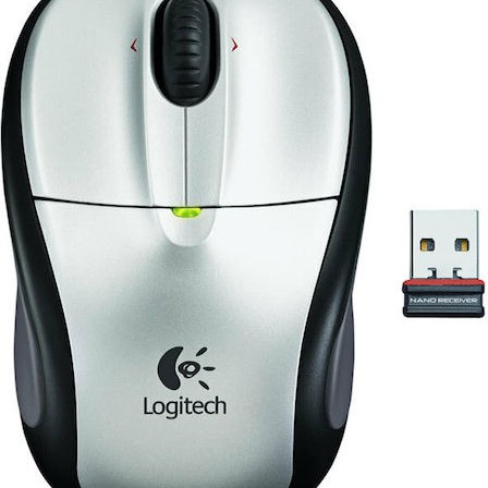 Logitech M325 Ασύρματο Mini Ποντίκι Light Silver