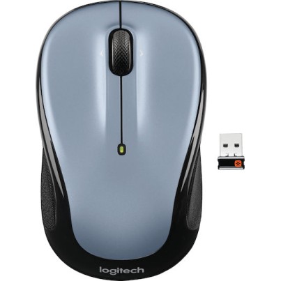 Logitech M325s Ασύρματο Mini Ποντίκι Light Silver