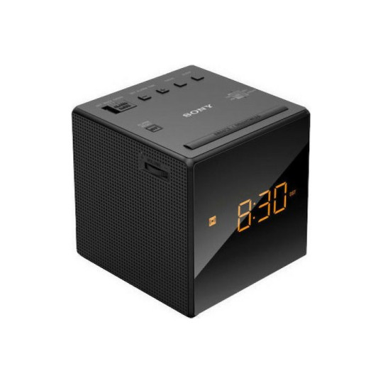 Sony Επιτραπέζιο Ψηφιακό Ρολόι με Ξυπνητήρι & Ραδιόφωνο Black ICF-C1B