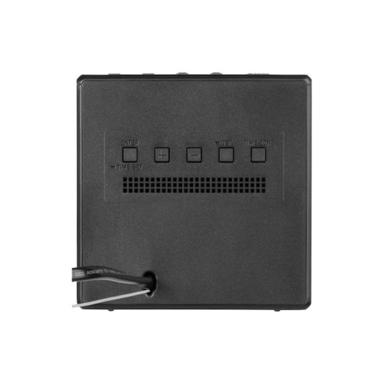 Sony Επιτραπέζιο Ψηφιακό Ρολόι με Ξυπνητήρι & Ραδιόφωνο Black ICF-C1B