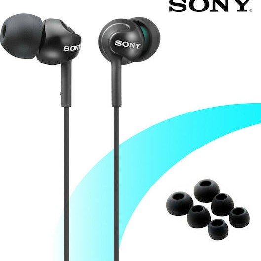 Sony MDR-EX110AP In-ear Handsfree με Βύσμα 3.5mm Μαύρο