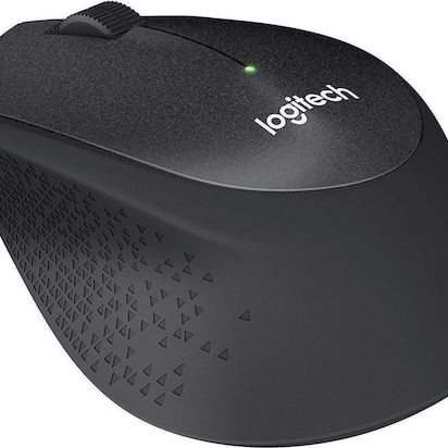 Logitech M330 Silent Plus Ασύρματο Ποντίκι Μαύρο