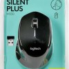 Logitech M330 Silent Plus Ασύρματο Ποντίκι Μαύρο