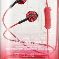 Sony MDR-EX110AP In-ear Handsfree με Βύσμα 3.5mm Κόκκινο