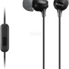 Sony MDR-EX15AP In-ear Handsfree με Βύσμα 3.5mm Μαύρο