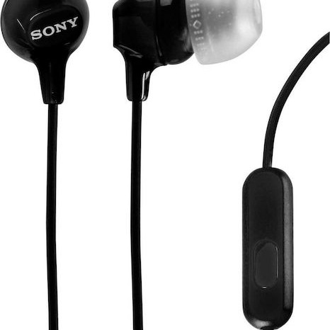 Sony MDR-EX15AP In-ear Handsfree με Βύσμα 3.5mm Μαύρο