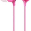 Sony MDR-EX15AP In-ear Handsfree με Βύσμα 3.5mm Ροζ