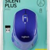 Logitech M330 Silent Plus Ασύρματο Mini Ποντίκι Μπλε