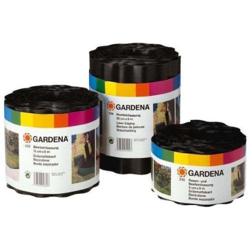 Gardena Πλαστικό Ρολό Περίφραξης σε Μαύρο Χρώμα 9cm x 9m
