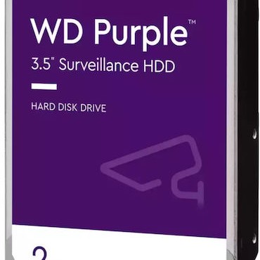 Western Digital Purple 2TB HDD Σκληρός Δίσκος 3.5