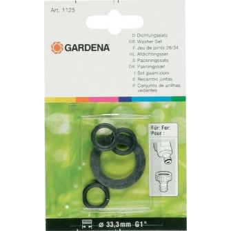 Gardena O ring Σετ Λαστιχάκια Για Ρακόρ 902, 2902 & 18202 01125-20 4τμχ
