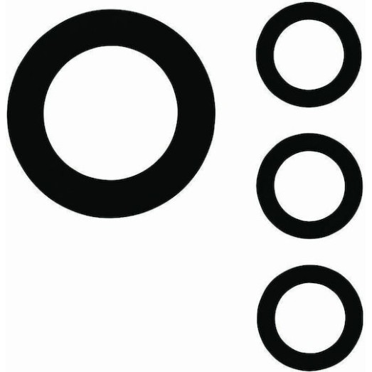 Gardena O ring Σετ Λαστιχάκια Για Ρακόρ 902, 2902 & 18202 01125-20 4τμχ