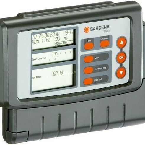 Gardena Classic 6030 Προγραμματιστής Ποτίσματος Ρεύματος 6 Στάσεων