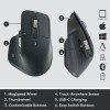 Logitech MX Master 3S For Business Ασύρματο Εργονομικό Bluetooth Ποντίκι Space Gray