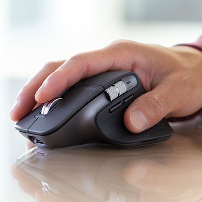 Logitech MX Master 3S For Business Ασύρματο Εργονομικό Bluetooth Ποντίκι Space Gray