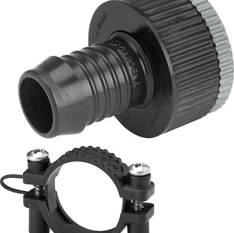 Gardena 01513-20 Σύνδεσμος Ρακόρ 19mm Μαύρο