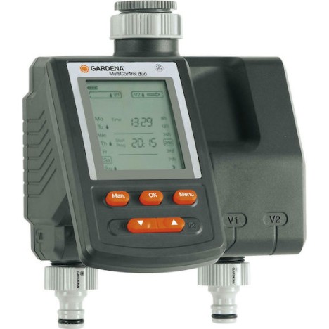 Gardena C2030 Duo Plus Προγραμματιστής Ποτίσματος Μπαταρίας 2 Στάσεων 1τμχ