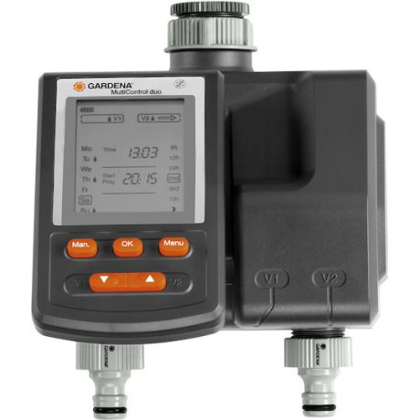 Gardena C2030 Duo Plus Προγραμματιστής Ποτίσματος Μπαταρίας 2 Στάσεων 1τμχ