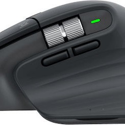 Logitech MX Master 3S Ασύρματο Εργονομικό Bluetooth Ποντίκι Graphite