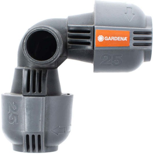 Gardena 02783-20 Γωνία Σωλήνων Ποτίσματος με Αρσενικό Σπείρωμα 19mm Μαύρο