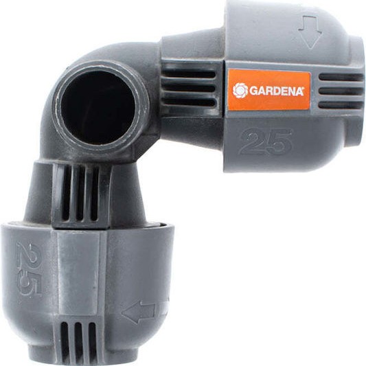 Gardena 02783-20 Γωνία Σωλήνων Ποτίσματος με Αρσενικό Σπείρωμα 19mm Μαύρο
