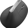 Logitech MX Vertical Ασύρματο & Ενσύρματο Εργονομικό Bluetooth Ποντίκι Μαύρο