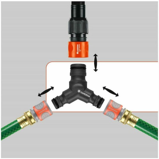 Gardena 02834-20 Διακλαδωτής 19mm Μαύρο