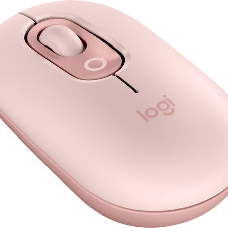 Logitech POP Emoji Ασύρματο Bluetooth Ποντίκι Rose