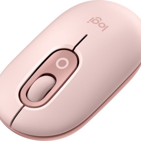 Logitech POP Emoji Ασύρματο Bluetooth Ποντίκι Rose