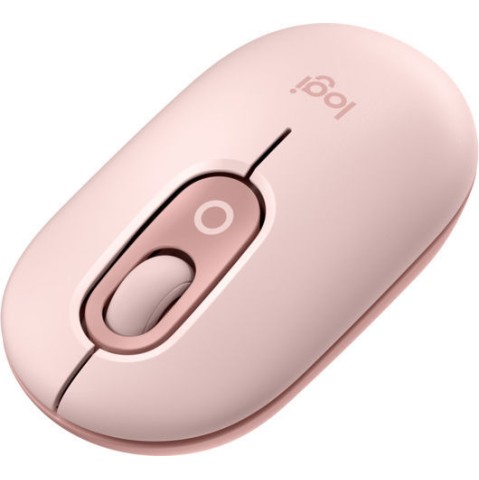 Logitech POP Emoji Ασύρματο Bluetooth Ποντίκι Rose