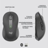 Logitech Signature M650 M Ασύρματο Bluetooth Ποντίκι Graphite