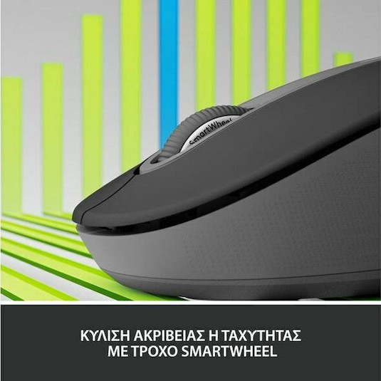 Logitech Signature M650 M Ασύρματο Bluetooth Ποντίκι Graphite