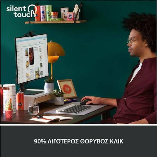 Logitech Signature M650 M Ασύρματο Bluetooth Ποντίκι Graphite