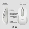 Logitech Signature M650 Ασύρματο Bluetooth Ποντίκι για Αριστερόχειρες Off-White