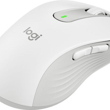 Logitech Signature M650 Ασύρματο Bluetooth Ποντίκι για Αριστερόχειρες Off-White