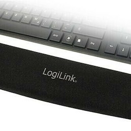 LogiLink Gel Pad Στήριγμα Καρπού Μαύρο 42.5X7X1.8 εκ.