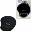 LogiLink GEL Mouse Pad 230mm με Στήριγμα καρπού Μαύρο