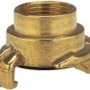Gardena 07109-20 Σύνδεσμος Ρακόρ με Θηλυκό Σπείρωμα 25mm Μπρούτζινο