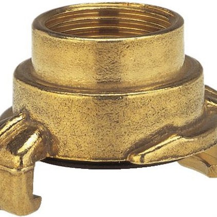 Gardena 07109-20 Σύνδεσμος Ρακόρ με Θηλυκό Σπείρωμα 25mm Μπρούτζινο