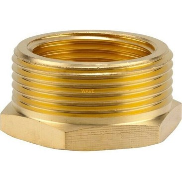 Gardena 07272-20 Σύνδεσμος Σωλήνων Ποτίσματος με Αρσενικό Σπείρωμα 31.75mm Χρυσό