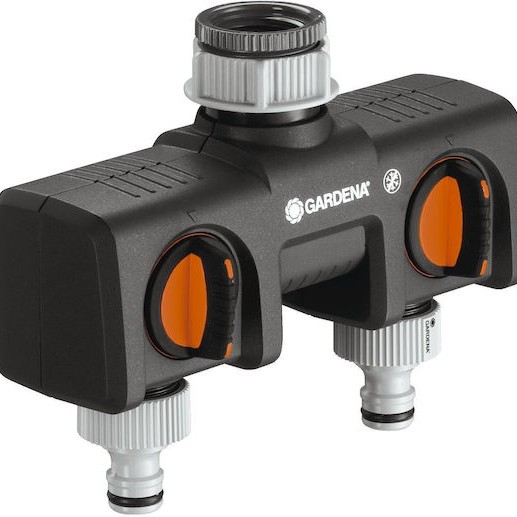 Gardena 08193-20 Διακλαδωτής και Σετ με Συνδέσμους με Διακόπτη 33.3mm