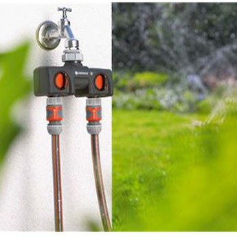 Gardena 08193-20 Διακλαδωτής και Σετ με Συνδέσμους με Διακόπτη 33.3mm