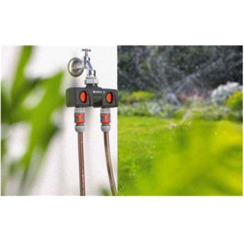 Gardena 08193-20 Διακλαδωτής και Σετ με Συνδέσμους με Διακόπτη 33.3mm