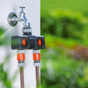 Gardena 08193-20 Διακλαδωτής και Σετ με Συνδέσμους με Διακόπτη 33.3mm